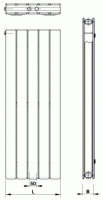 KORADO KORATHERM těleso VERTIKAL K20VM 884/1600 Bílá K20V160088-00M10